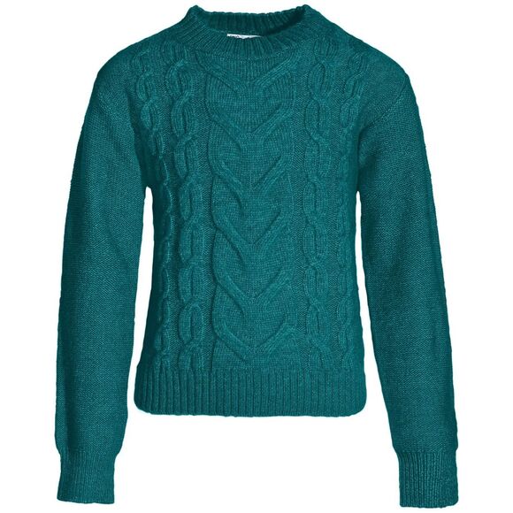 Epic Threads Toddler & Little Girls Solid Cable-Knit Crewneck Sweater, Created f - Picture 1 of 3